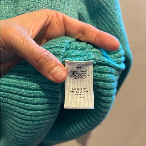 Green Chambray sweater size L - Picture 4 of 4